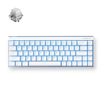 Клавиатура MCHOSE Ace 68 Hall Effect White, Ice Blue Magnetic Switch, Wired (MC-Ace68-15)