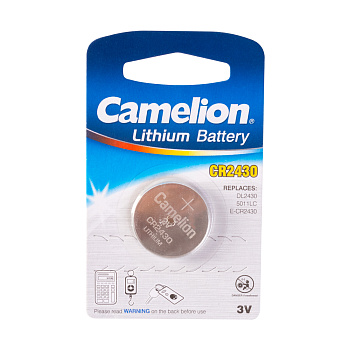 Батарейка CAMELION Lithium CR2430-BP1 (CR2430-BP1)