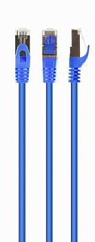 Патч-корд FTP Cablexpert, кат. 6, 1м, синий (PP6-1M/B)