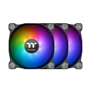 Кулер для компьютерного корпуса Thermaltake Pure Plus 14 RGB TT Premium Edition (3-Fan Pack) (CL-F064-PL14SW-A)