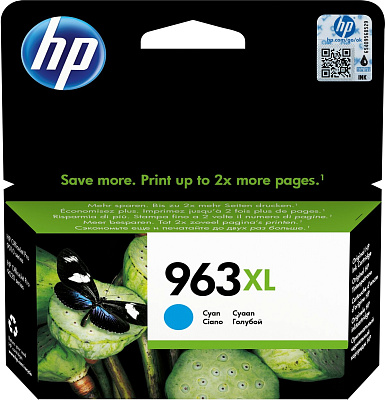 Картридж HP 963XL голубой 1600 стр. (3JA27AE)
