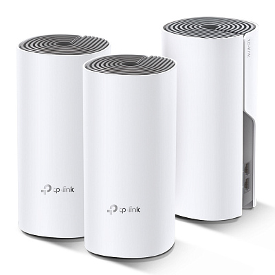 Домашняя Mesh Wi-Fi система AC1200 Tp-Link Deco E4 (3 устройства) (Deco E4(3-Pack)(EU))