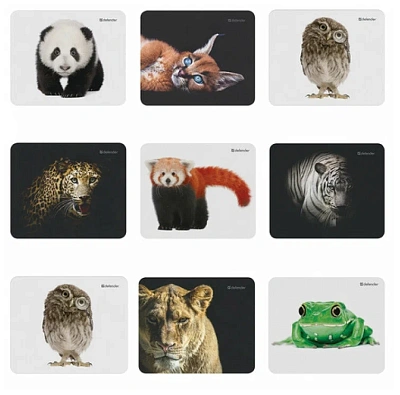 Коврик для мышки Defender Wild Animals 220x180x2 мм (50803)