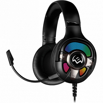 Игровая гарнитура с LED подсветкой и виртуальным звуком 7.1 (SV-020828)