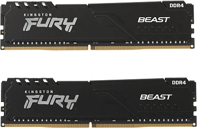 Оперативная память Kingston Fury Beast DDR4 DIMM 32Gb KIT (2x16) 3200MHz (KF432C16BB1K2/32WP)