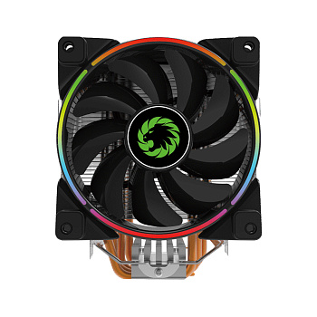 Кулер GameMax Gamma 500 Rainbow, S775/115X/AM3/AM4, 187W, 12cm, 4pin, Al+Cu, 1000-1800rpm, 51.18CFM (GAMMA 500 RAINBOW)