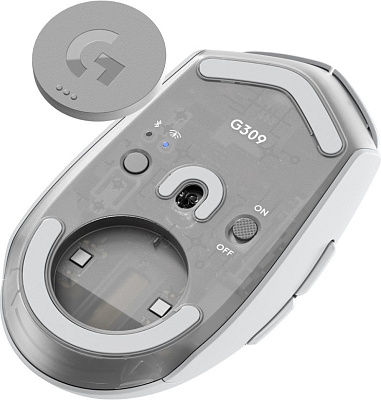 Мышка игровая беспроводная Logitech G309 Белая (910-007207)