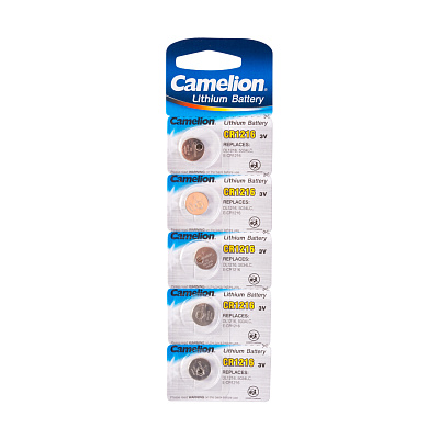 Батарейка CAMELION Lithium CR1216-BP5 5 шт. в блистере (CR1216-BP5)