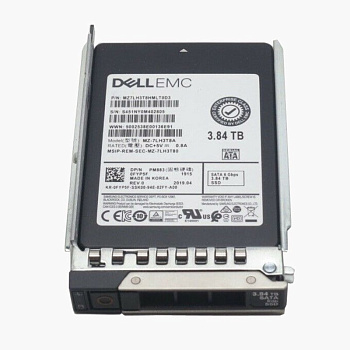 Твердотельный накопитель Dell 3.84TB SSD SATA (345-BDRO)