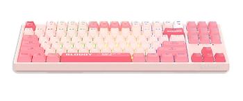 Клавиатура A4Tech Bloody S87, BLMS Red Plus Switch, Pink, USB (S87 PIINK)