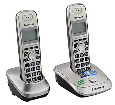 Радиотелефон PANASONIC KX-TG2512 (RUN) Титановый (KX-TG2512RUN)