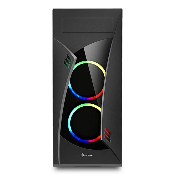 Корпус ПК без БП Sharkoon NIGHT SHARK RGB 