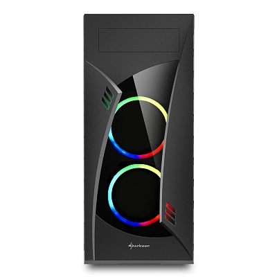 Корпус ПК без БП Sharkoon NIGHT SHARK RGB 