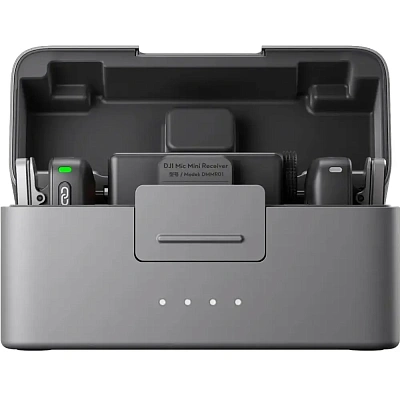 Петличный микрофон DJI Mic Mini (2 TX + 1 RX + Charging Case) (6941565991454)