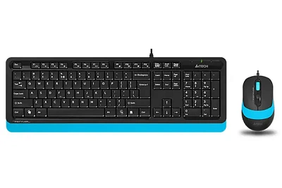 Клавиатура+мышь A4tech F1010-BLUE Fstyler USB (F1010-BLUE Fstyler)