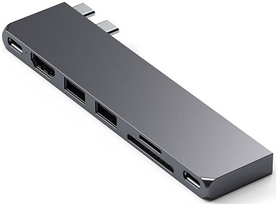USB хаб Satechi Pro Hub Slim - Space Gray (ST-HUCPHSM)