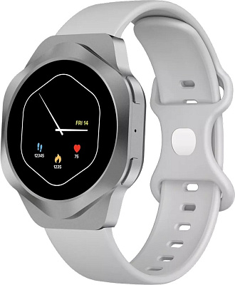 Смарт часы Canyon Hexagon 88 BT-CALL Silver (CNS-SW88SS)
