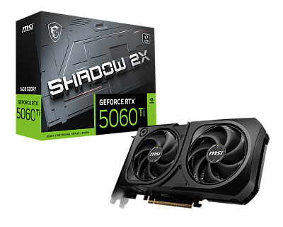 Видеокарта MSI GeForce RTX 5060 Ti 16G SHADOW 2X PLUS (G506T-16S2P)