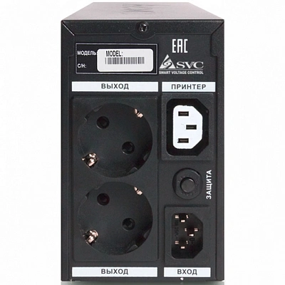  Источник бесперебойного питания UPS SVC V650-L-LCD, 650VA, 390W (V650-L-LCD)