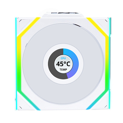 Вентилятор для корпуса Lian Li UNI FAN SL WIRELESS LCD 120 Reverse Blade (G99.12RSLLCD1W1W.00)