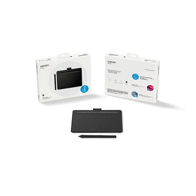 Графический планшет Wacom Intuos S (CTL-4100K-N) Чёрный (CTL-4100K-N (CTL-4100/K0-BX))