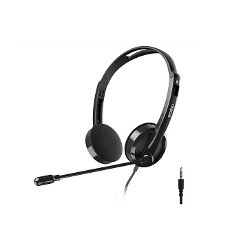 Гарнитура Rapoo H101, 1.8 m, 3.5mm MiniJack, Black (12458)
