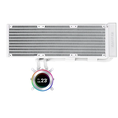 Водяное охлаждение для CPU Lian Li Hydroshift lI LCD-C 360N White (G89.GHS2LCD36W.00)