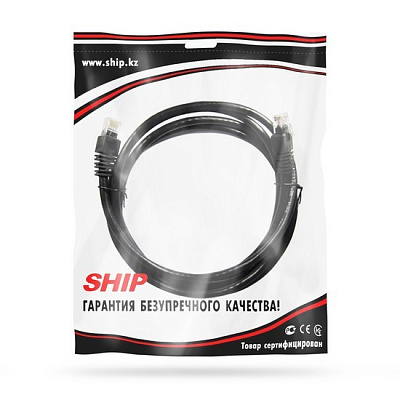 Патч Корд SHIP Cat.6 UTP LSZH RJ-45 2 м S6025BK0200-P (S6025BK0200-P)