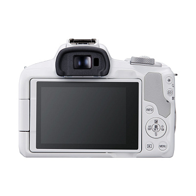 Цифровой фотоаппарат CANON EOS R50 + RF-S 18-45 mm IS STM White (5812C030)