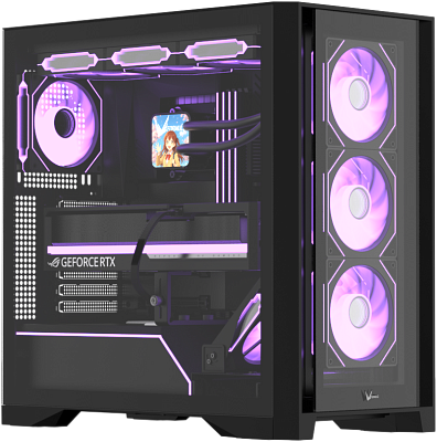 Компьютерный корпус Formula V Air Power G8 Cosmic Black (Air Power G8 Cosmic Black)