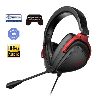 Гарнитура ASUS ROG Delta S Core, Black-Red (90YH03JC-B1UA00)