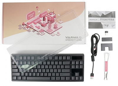 Клавиатура Varmilo Charcoal VA80 Kailh Prestige Silent (A90A032F8A8A06A076)