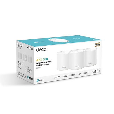 Mesh Wi-Fi система GbE AX1500 Tp-Link Deco X10 (3 устройства) (Deco X10(3-pack)(EU))
