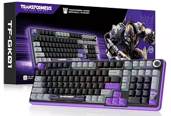Клавиатура беспроводная Transformers TF-GK01, Black (TF-GK01, Black)