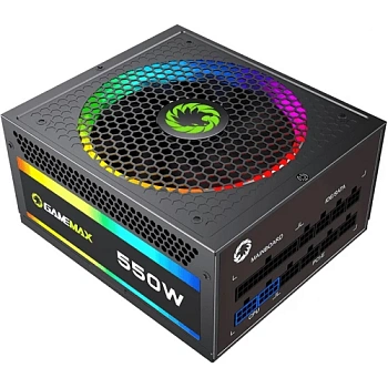 Блок питания ATX 550W GameMax RGB-550 Gold (RGB-550)
