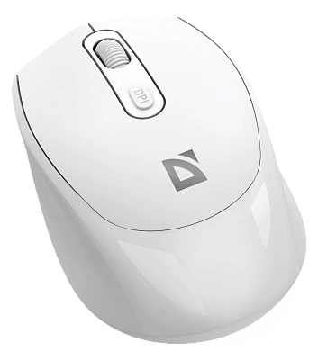 Мышь Defender Vision MS-376, White (52377)