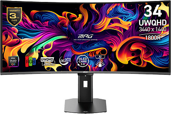 Монитор MSI MPG 341CQR QD-OLED X36 34" (MPG 341CQR QD-OLED X36)