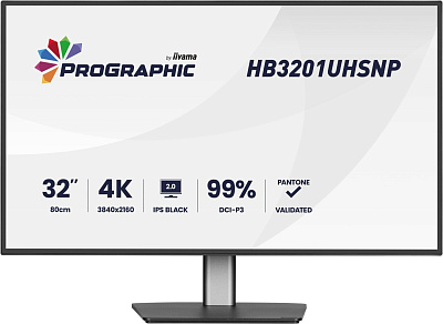 Монитор iiyama ProGraphic HB3201UHSNP-B1 31.5" - Black (HB3201UHSNP-B1)