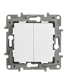 Legrand 672212 Перекл 2кл БЕЛ ETIKA (672212)