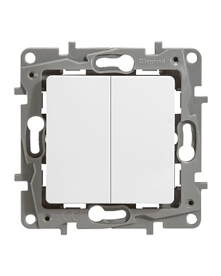 Legrand 672212 Перекл 2кл БЕЛ ETIKA (672212)