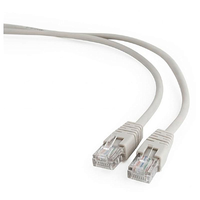 Патч-корд RJ-45 5е cat Cablexpert PP12-15M, UTP, 15m, Grey (PP12-15M)