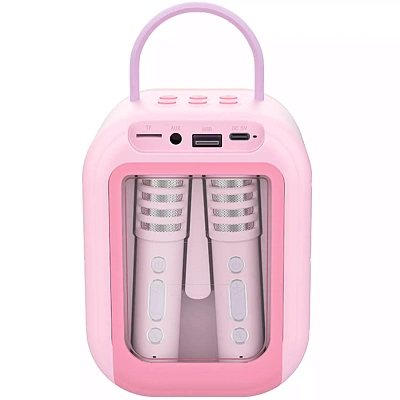 Колонка ttec VocalMate Portable Wireless Child Karaoke Set,Balerina Pink (2BH18BP)