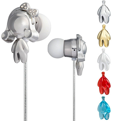 Наушники Monster Harajuku Lovers Space Age - Silver-White (128692)