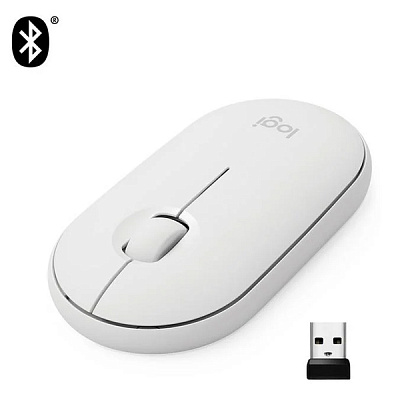 Мышь беспроводная Logitech Pebble 2 M350s TONAL WHITE (910-007013)