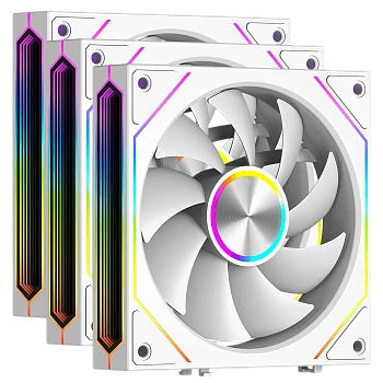 Вентилятор для корпуса PCCooler F3 X120 ARGB WH White (F3 X120 ARGB WH 3IN1)