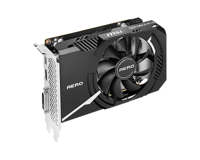 Видеокарта MSI GeForce RTX3050 AERO ITX 8G OC (RTX 3050 AERO ITX 8G OCV1)