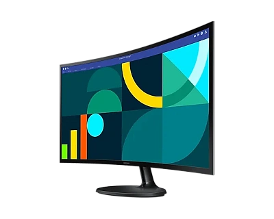 Изогнутый монитор SAMSUNG Essential S3 27" (LS27D364GAIXCI)