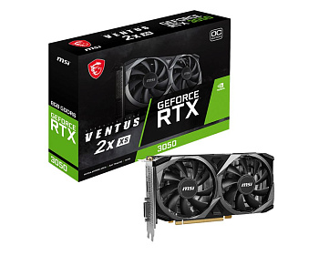 Видеокарта MSI GeForce RTX 3050 VENTUS 2X XS 8G OC (RTX 3050 VENTUS 2X XS 8G OC)