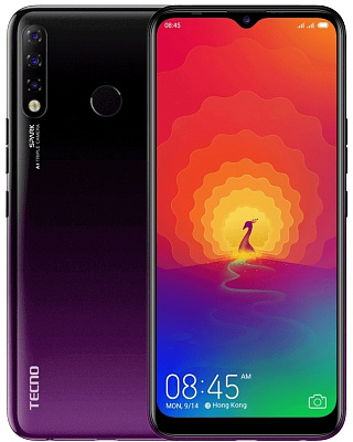 Смартфон Tecno Spark 4, 3/32GB, Royal Purple (KC2/ROYAL_PURPLE 32GB)