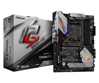 Материнская плата ASRock B550 PG Velocita, AM4,ATX (90-MXBD90-A0UAYZ)